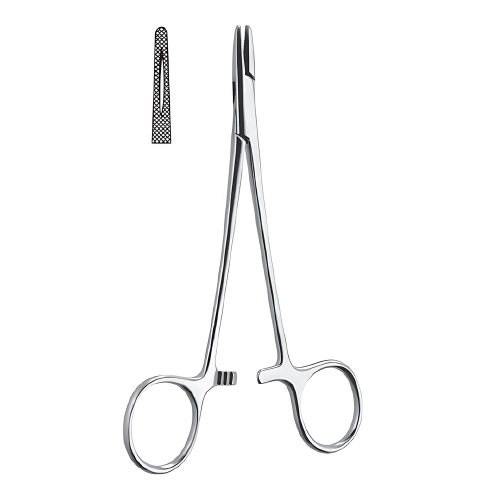 REDA Mayo-Hegar Needle Holder, Fine, Serrated - 20 cm / 8"